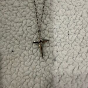 Sarah Coventry FAITH CROSS Necklace from 1966 * Sarah Coventry Silver Cross
